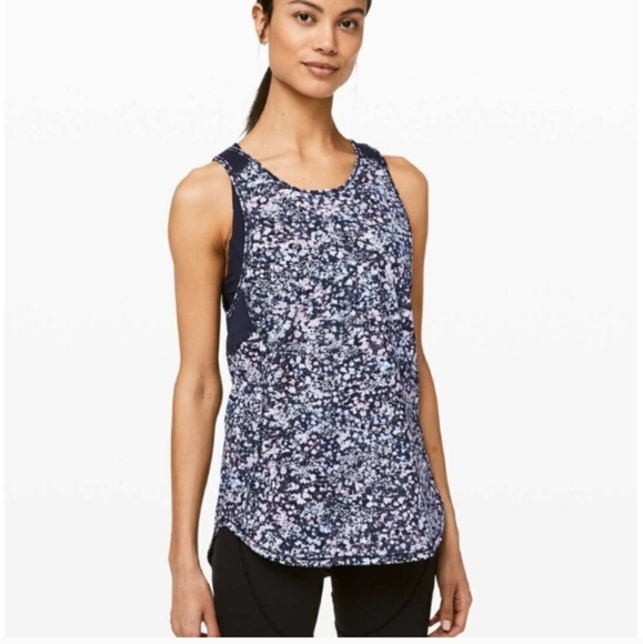 lululemon athletica Tops - Lululemon Sculpt Tank II Floral Spritz Multi Sleeveless